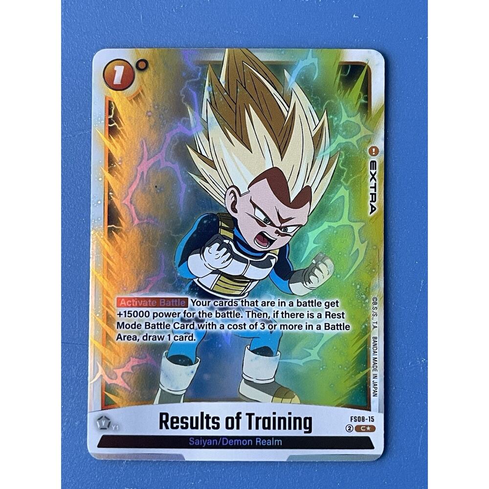 Bandai Dragon Ball Super Results of Training FS08-15 Saiyan/Demon Realm Foil